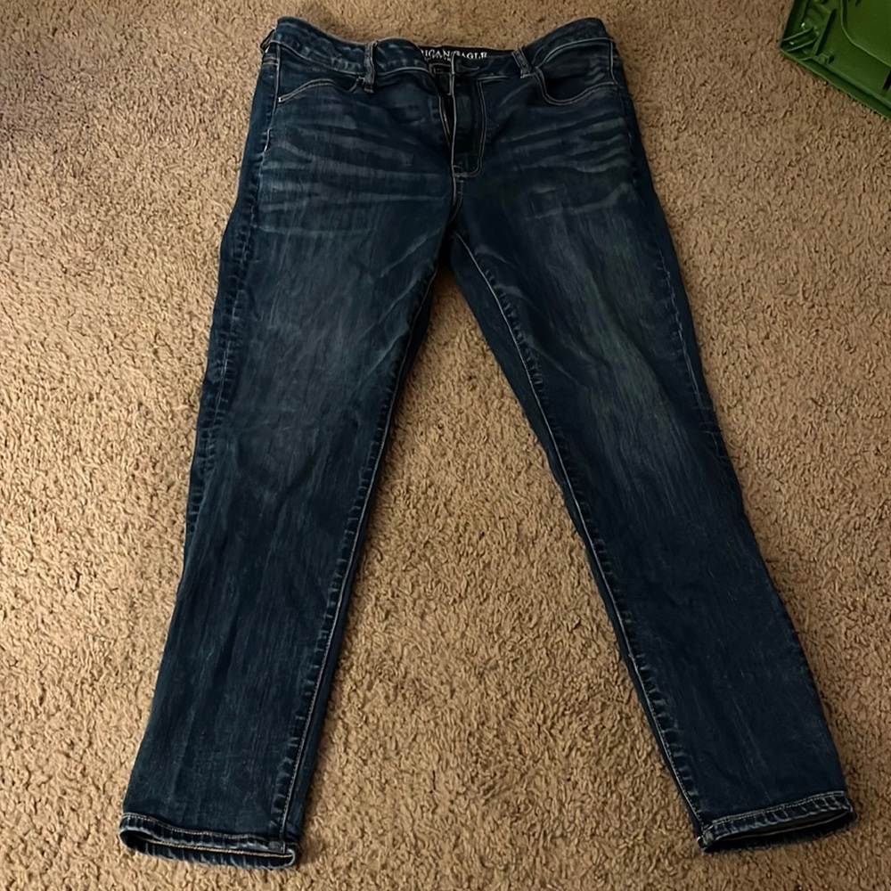 American eagle jeans super high rise